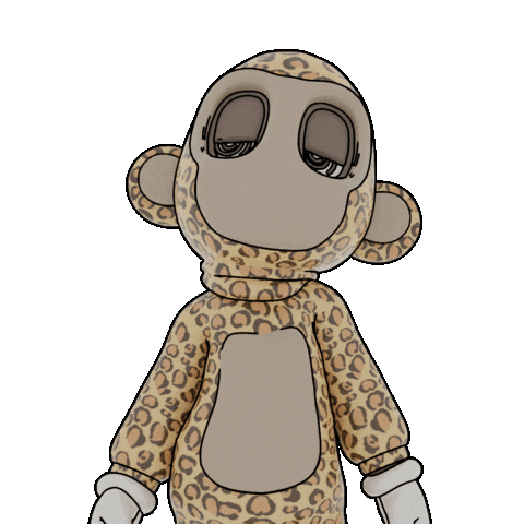 Monkey よいしょ Sticker