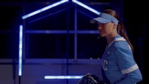 Softball Catch GIF by UNC Tar Heels