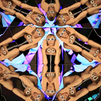 photobooth portrait kaleidoscope timeframe GIF
