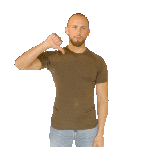 Thumbs Down Sticker by AVROTROS