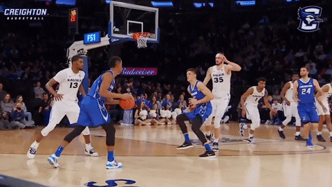 slam dunk GIF by Creighton University Athletics