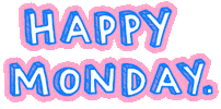 Happy Mondays Pink Sticker by Poppy Deyes