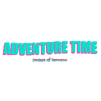 Adventure Time Logo Sticker by WIESEMANN 1893