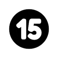 Number Blanco Sticker