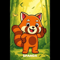 Red Panda Thumbs Up GIF by PandaMania