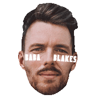 babablakes head baba blakes babablakes baba blakes head Sticker