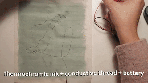 salvin90 giphygifmaker fabricademy thermochromic ink GIF