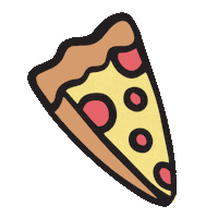 brittanypaigedesigns pizza paige brittany za Sticker