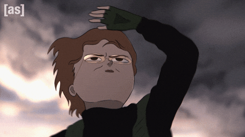 Storm Hand Up GIF by Adult Swim