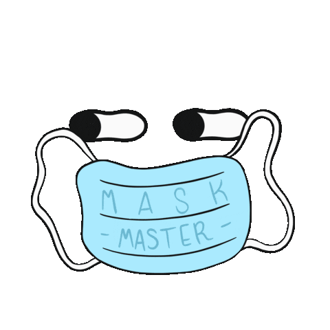 Cartoon Mask Sticker