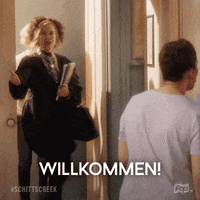 pop tv hello GIF by Schitt's Creek