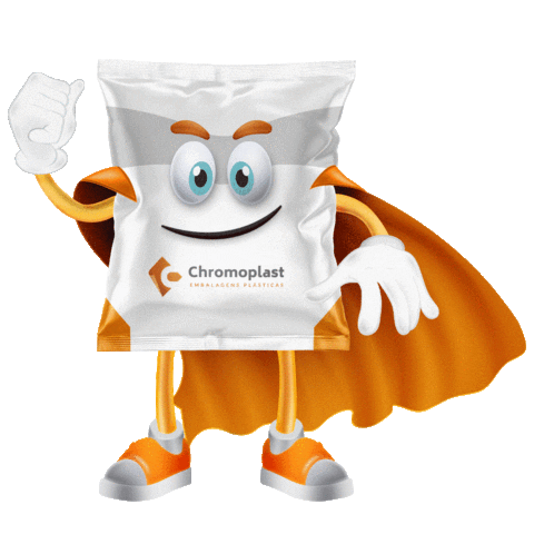 chromoplastembalagens giphyupload chromo chromoplast chrominho Sticker