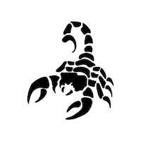 Thc Scorpion Sticker by Mary y Juana® Foods Co.