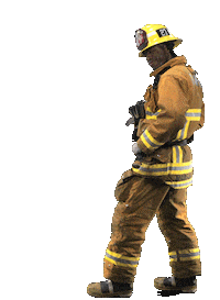 disappointed firefighter Sticker by Studios Stickers