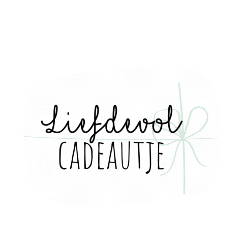 Cadeautje Sticker by Hummelke Handmade