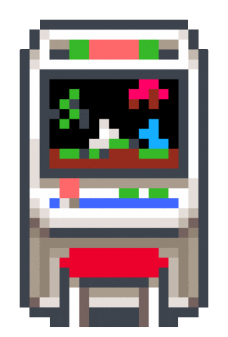 Game Arcade Sticker