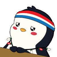 Penguin Wow Sticker by Pudgy Penguins