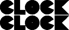 clockclockofficial music band berlin clock Sticker