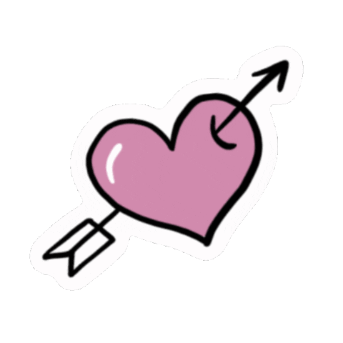 In Love Heart Sticker