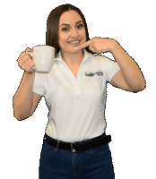 Cup Of Coffee Sticker by The Rivas Team