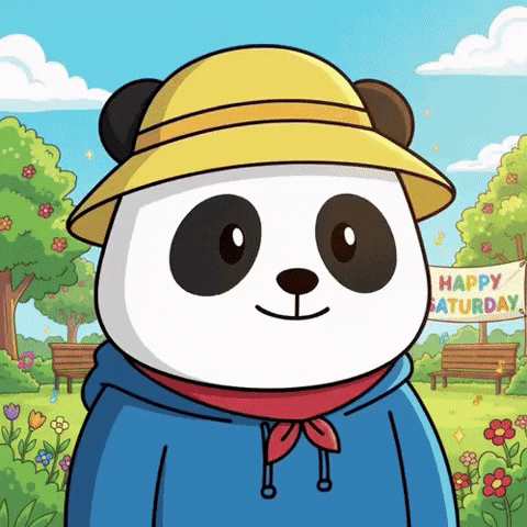 Happy Saturday GIF by Pandu Pandas