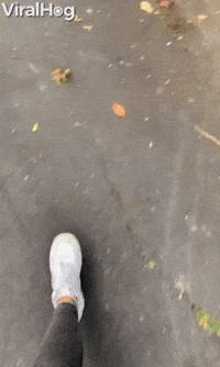 Scary Moment Girl Steps on Something Squishy