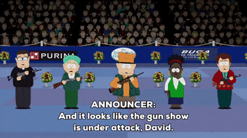 guns competition GIF by South Park 