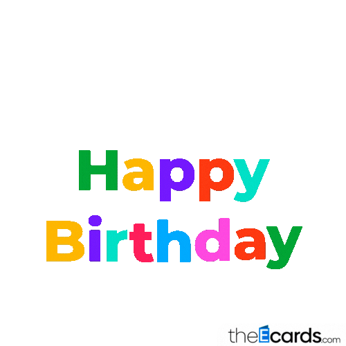 theecards happy birthday happy birthday happybirthday Sticker