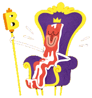Hungry Queen B Sticker
