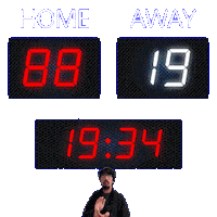 19 Away Sticker
