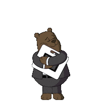 Bear Love Sticker by Sketchboard Pro