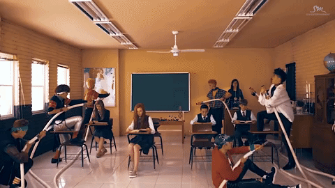 k-pop fire truck GIF