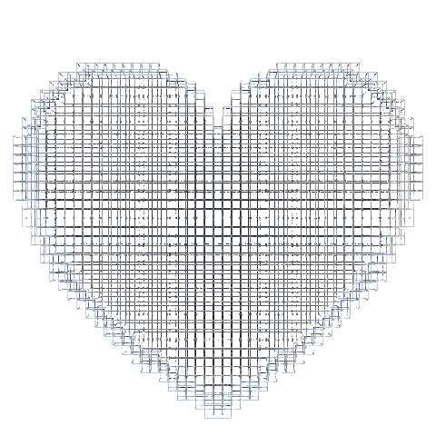 Shrilll giphyupload love heart pixel Sticker