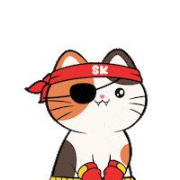 Aye Aye Captain Sticker by Silly Kitties