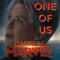 flying captain marvel GIF