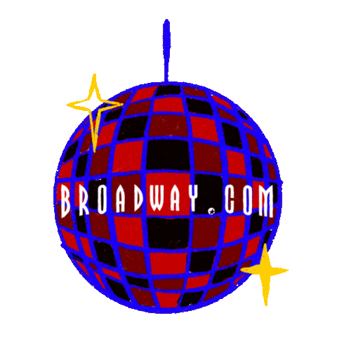 disco sparkle Sticker by Broadway.com