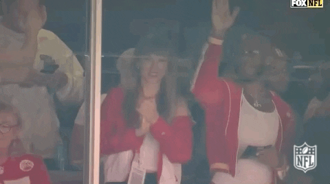Taylor Swift Applause GIF by NFL
