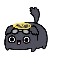 Cat Dog Sticker by circlecan