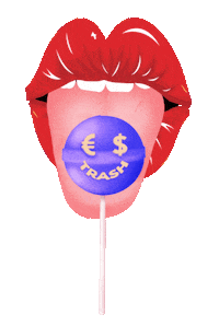 Yellow Claw Tongue Sticker by Barong Family