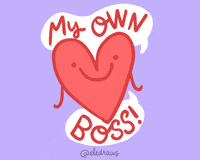 Valentines Day Love GIF by Eledraws (Eleonore Bem)