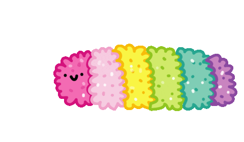 Happy Rainbow Sticker by TeaBag