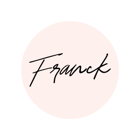 Franck Signature Sticker by Franck