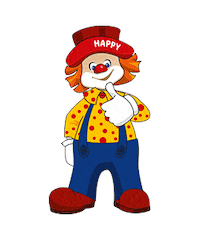 Happy Clown Sticker by familotel