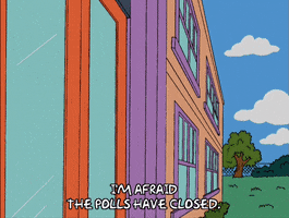 Voting Episode 8 GIF by The Simpsons
