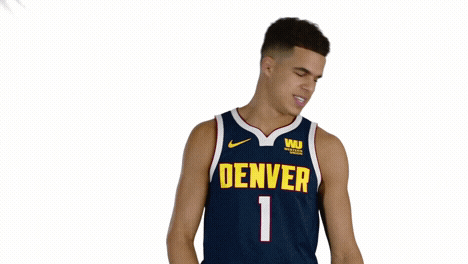 Brush It Aside Denver Nuggets GIF by NBA