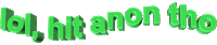 hit lol Sticker by AnimatedText