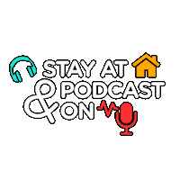 Stay Home On Air Sticker by Podcast Assistance