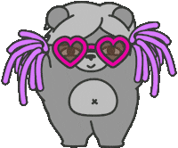 Happy Party Sticker by maludbear