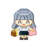 Pixel Shopping Sticker