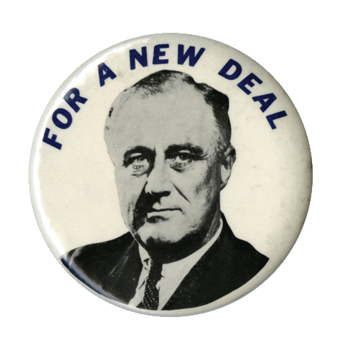 Franklin Roosevelt Fdr Sticker by Roosevelt Institute